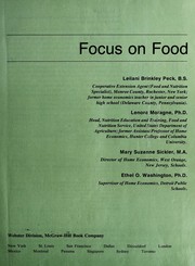 Front cover of Focus on food by Leilani Brinkley Peck