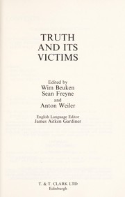 Front cover of Truth and its victims by Wim Beuken