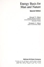 Front cover of Energy basis for man and nature by Howard T. Odum