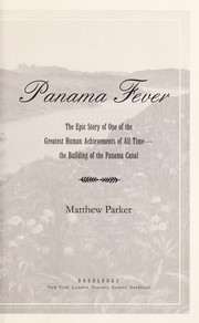Cover of Panama fever by Matthew Parker