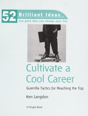 Cover of Cultivate a cool career by Ken Langdon