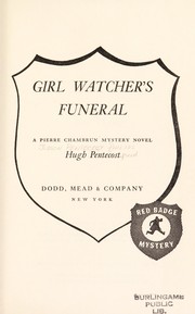Front cover of Girl watcher's funeral by Hugh Pentecost