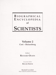 Front cover of Biographical encyclopedia of scientists by Richard Olson