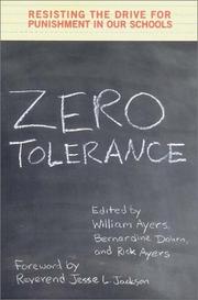 Cover of Zero Tolerance by Jesse L. Jackson