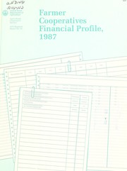 Front cover of Farmer cooperatives financial profile, 1987 by Jeffrey S. Royer