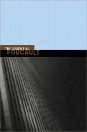 Front cover of The essential Foucault by Michel Foucault