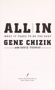 Cover of All in by Gene Chizik