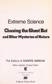 Cover of Extreme science by Peter Jedicke