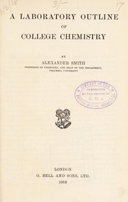 Front cover of A laboratory outline of college chemistry by Alexander Smith