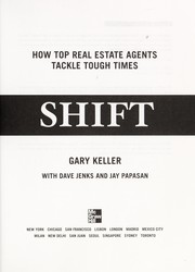 Cover of How top real estate agents tackle tough times by Gary Keller