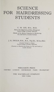 Front cover of Science for hairdressing students by C. M. Lee