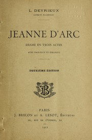 Cover of Jeanne d'Arc by L. Deyrieux