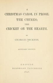 Front cover of Novels (Chimes / Christmas Carol / Cricket on the Hearth) by Charles Dickens
