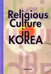 Front cover of Religious culture in Korea by Unknown