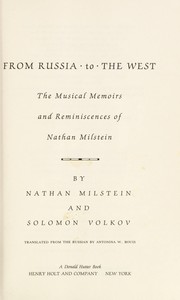 Front cover of From Russia to the West by Nathan Milstein