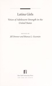 Front cover of Latina girls by Jill Denner