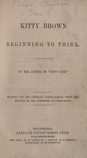 Cover of Kitty Brown beginning to think by Trusta, H.