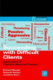 Cover of Succeeding with difficult clients by Richard L. Wessler