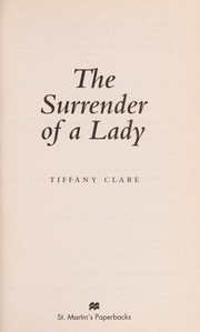 Cover of The Surrender of a Lady by Tiffany Clare