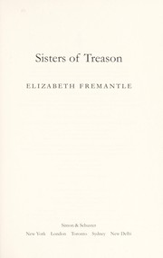 Cover of Sisters of treason by Elizabeth Fremantle