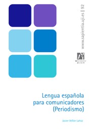 Cover of Lengua española para comunicadores (Periodismo) by Javier Vellón Lahoz