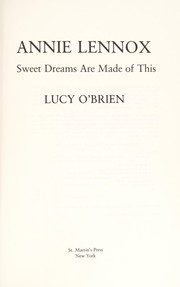 Cover of Annie Lennox by Lucy O'Brien