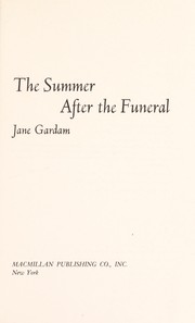 Front cover of The summer after the funeral by Jane Gardam