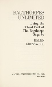 Cover of Bagthorpes Unlimited (The Bagthorpe Saga #3) by Helen Cresswell