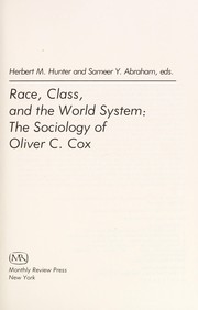 Cover of Race, class, and the world system by Sameer Y. Abraham