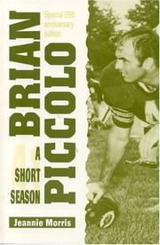 Cover of Brian Piccolo by Jeannie Morris