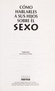Front cover of Como Hablarles a Sus Hijos Sobre El Sexo/Talking With Your Kids About the Birds and the Bees by Scott Talley