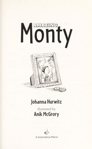 Front cover of Amazing Monty by Johanna Hurwitz