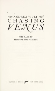 Cover of Chasing Venus by Andrea Wulf