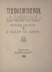 Cover of The face in the pool by St. John, James Allen
