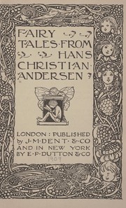 Front cover of Fairy tales from Hans Christian Andersen by Hans Christian Andersen
