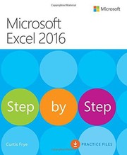 Cover of Microsoft excel 2016 : step by step by Curtis Frye