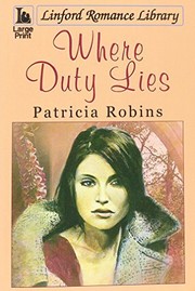 Front cover of Where Duty Lies by Patricia Robins