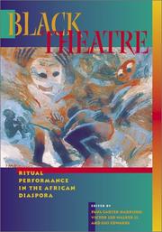 Front cover of Black theatre by Paul Carter Harrison