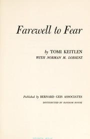 Front cover of Farewell to fear by Tomi Keitlen