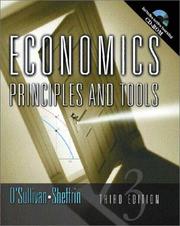 Cover of Economics Principles and Tools by Arthur O'Sullivan