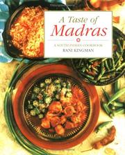 Front cover of A taste of Madras by Rani Kingman
