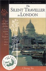 Cover of The silent traveller in London by Chiang, Yee