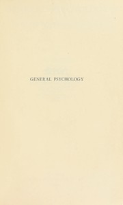 Front cover of General psychology from the personalistic standpoint by William Stern