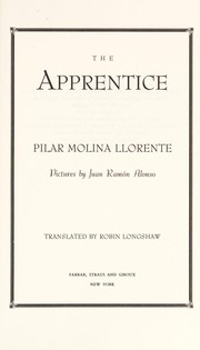 Cover of The apprentice by Pilar Molina Llorente