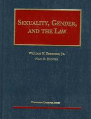 Front cover of Sexuality, gender, and the law by William N. Eskridge