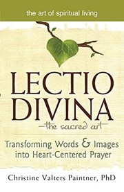 Front cover of Lectio divina--the sacred art by Christine Valters Paintner