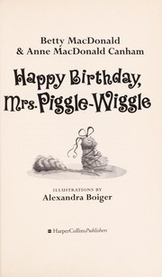 Front cover of Happy Birthday, Mrs. Piggle-Wiggle (Mrs. Piggle-Wiggle #5) by Betty MacDonald