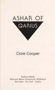 Front cover of Ashar of Qarius by Clare Cooper