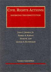 Cover of Civil rights actions by John Calvin Jeffries