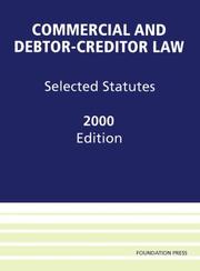 Front cover of Commercial and Debtor-Creditor Law 2000 by Unknown